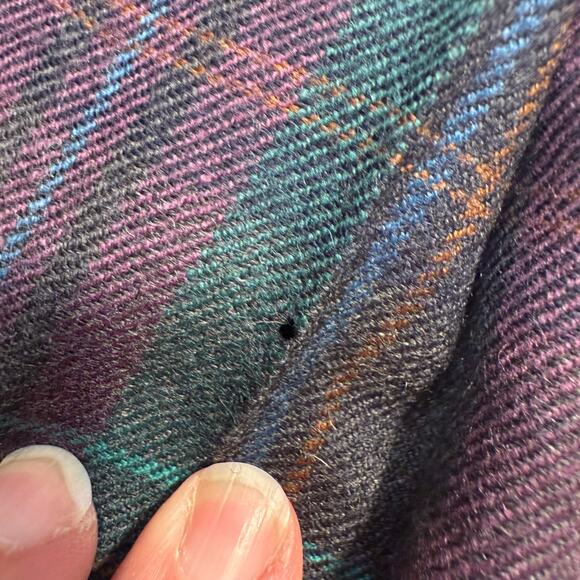 Vintage Corbin Ltd 100% Wool Tartan Maxi Skirt Plaid Lined Long Skirt USA Made - Picture 11 of 14